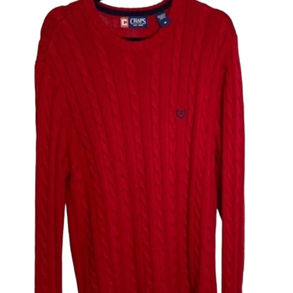Chaps Cable Knit Vintage Sweater